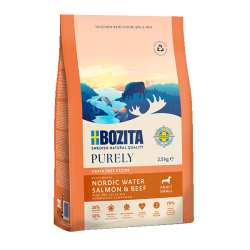 BOZITA Purely Adult Small Salmon & Beef 2,5kg